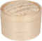 Trademark Innovations Bambus-Dampfgarer, 3-teilig, 25,4 cm Durchmesser