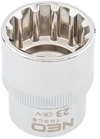 'Neo Tools 08 – 595 – Clé de douilles longues, 12 chants (23 mm, 1/2)