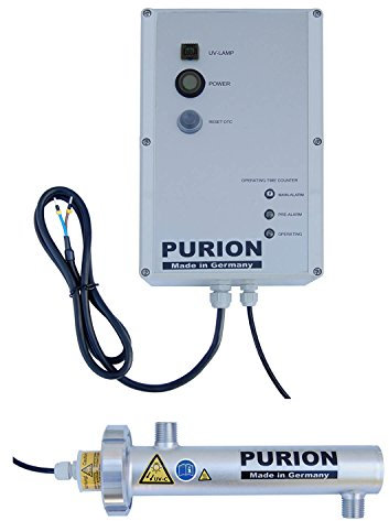 PURION 400 Sauberes Trinkwasser mit UVC Anlage bis 300 l/h für den autarken Einsatz (PURION 400 24V mit Lebensdauerüberwachung)