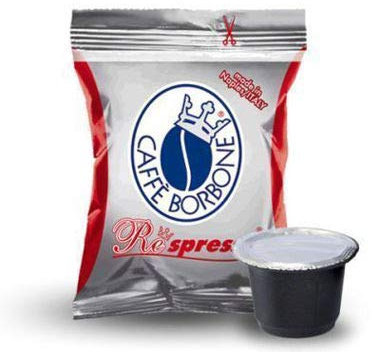 Caffè Borbone Respresso, Mélange rouge - 500 gélules - Compatible avec les machines domestiques Nespresso®* (5 boîtes de 100)