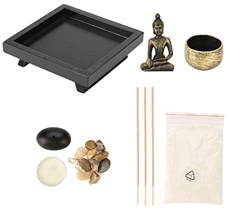YD50 Kerzenhalter für Buddhismus, Tisch, Buddha, Zen, Garten, Bronze, Vintage, Weihrauchbrenner, Tischlampe, Räucherstäbchenhalter für Dekoration, Meditation