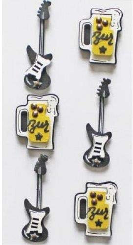 Artoz Artwork 3D Motiv-Sticker 185590-166Gitarre & Bier
