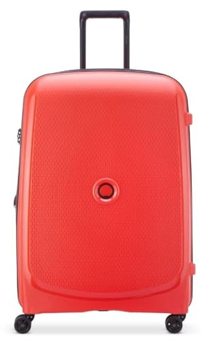 DELSEY Paris - Belmont Plus - Valise Grande Taille Rigide Extensible - 76x52x34 cm - 110 litres - L - Rouge fane