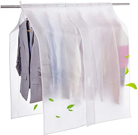 Asamio Kleiderstange, staubdicht, Kleiderschutz, transparent, 90 x 110 cm