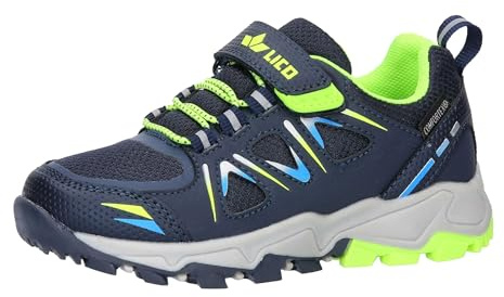 Lico Unisex Kinder Allen VS Cross-Laufschuh, marine/blau/lemon, 29 EU