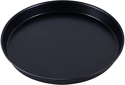 Teglia Tonda in Lamiera Blu con bordo basso - Diametro 24x2,5 cm