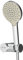Handbrause Rund mit 3 Strahlarten, Runde Duschbrause, Brausekopf mit Rub&Clean-Funktion, AM.PM Like F02LA000, Chrom