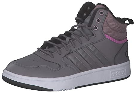 Adidas Damen Hoops 3.0 WTR Shoes-Mid (Non-Football), Trace Grey/Trace Grey/Wonder Oxide, 37 1/3 EU
