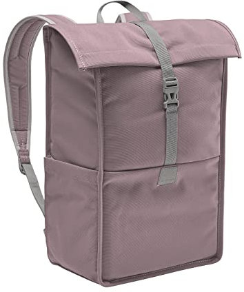 VAUDE City-Rucksack Coreway 20l in Lila, wasserabweisender Rucksack Damen & Herren, leichter Daypack für Städtetrips mit Laptop-Fach, Rolltop-Rucksack ideal für den urbanen Alltag