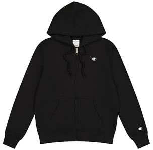 Champion Legacy Basics Powerblend - Felpa da uomo in pile con cappuccio e zip intera