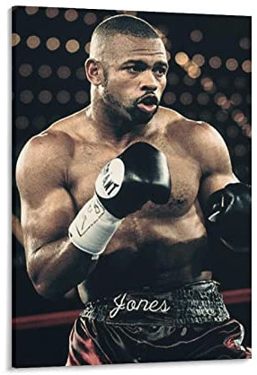 XINGSHANG Vintage Boxer Champion Roy Jones Jr Poster Leinwand Kunst Poster und Wandkunst Bild Druck Moderne Familiendekoration Poster 20 x 30 cm