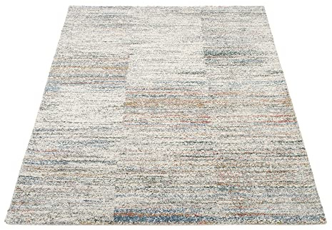 OCI New Villa Lines Teppich 697 Creme-Multicolor 160 x 230 cm