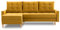 Ecksofa Lena 227x148 mit schlaffunktion und Bettaksen - Klassisch Design - Eckcouch mit Stauraum - Auffälliger Kronos Stoff - Kissen - Holzfüße - Auswahl an Farben (Kronos 01 Links)