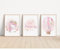MeinBaby123® Einhorn Bilder für Kinderzimmer | 3er Set DIN A4 | Deko Poster Set | Geschenke für Mädchen | Baby Geschenk (V5)