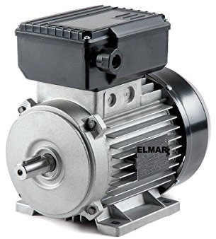 Motore Elettrico Monofase 0,12 HP 0,09 KW 1400 Giri Mec56 B3 con Piedini Albero 9 mm
