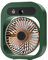 6-Inch Portable Desktop Fan,Quiet Speeds Adjustable Tilt Table Air Conditioning Fans,USB Rechargeable 3-speed Cooling Fan,Suitable for Indoor, Outdoor, Travel, Camping/1698 ( Color : Green , Size : 12