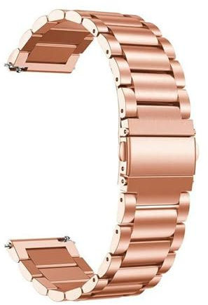 Generic Armbänder Kompatibel mit Fossil Damen Gen 6 42mm Armband für Damen Herren, Edelstahl Metall Ersatz Armband für Fossil Damen Gen 6 42mm Uhrenarmband, Roségold