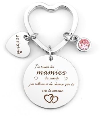 Cadeau Noel Fête Des Grands-Mères Cadeau Mamie Porte Clef Cadeaux Fete Des Meres Grand Mere Anniversaire Fête Des Grands Mères Porte Clé Cadeaux Pour Mamie Paques