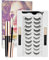 Rantizon 10 Paires Mangetic Lashes Natural Look with Magnetic Eyeliner, Reusable Magnetic Eyelashes with Eyeliner Eye Lashes Easy to Wear No Glue