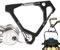 Robuster Karabiner-Clip, verschließbarer Karabiner, robuster Karabiner für Kettenverbindung, Hängematte, Wandern, Camping, Karabinerhaken, Edelstahl, Dreieck, Schlüsselanhänger, Wasserkocherschnallen