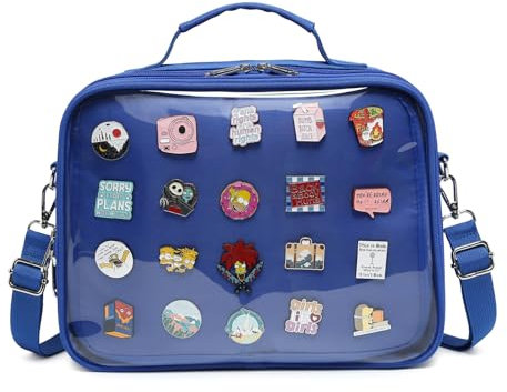 CHERRY SAUCE Ita Bag Mehrzweck-Rucksack, Oxford-Umhängetasche, Kuriertasche, Schultertaschen für Anime-Display, 30 - Königsblau