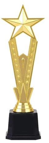 Generic Trophée Étoile Prix Gagnants Trophées Or pour Célébrations de Tournois École, 28CM