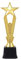 Generic Trophée Étoile Prix Gagnants Trophées Or pour Célébrations de Tournois École, 28CM