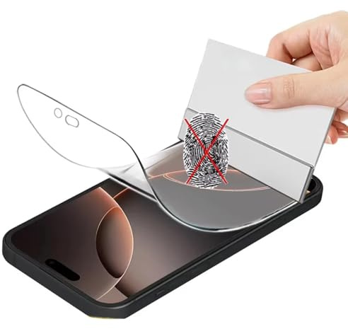 Snailcanfly 2pcs Matte Hydrogel Film for iPhone 16 5G 6.1 2024 | Frosted Anti-Fingerprint Anti-glare Soft TPU Screen Protectors Explosion Proof Flexible Gel Film Not Tempered Glass