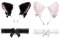 2 Bandeaux D’Oreilles De Chat Et 2 Colliers En Dentelle, Bandeaux En Peluche Mignons, Bandeaux D’Éléments Animaux, Accessoires De Cosplay, Accessoires Vestimentaires