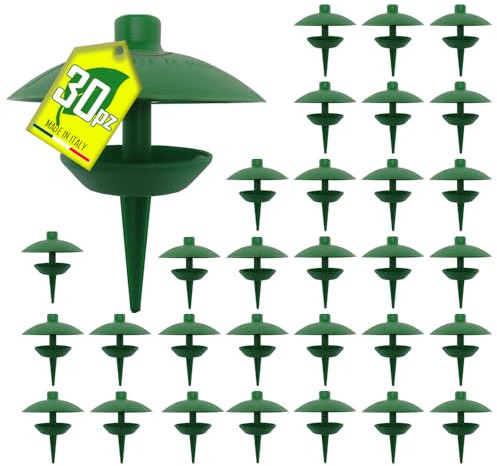 LUMA-STOP Trappola per Lumache 30 Unità, Antilumaca per Orto Ecologica, Esca Lumachicida Protetta da Pioggia, Trappola Lumache per Giardino e Orto, Trappole per Lumache Sicure per Animali e Colture