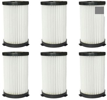Filtro HEPA compatibile con aspirapolvere MooSoo D600 D601 Cecotec Conga Thunderbrush 520 550 560 Ariete Handy Force 2761 2759 RBT (6 pezzi)