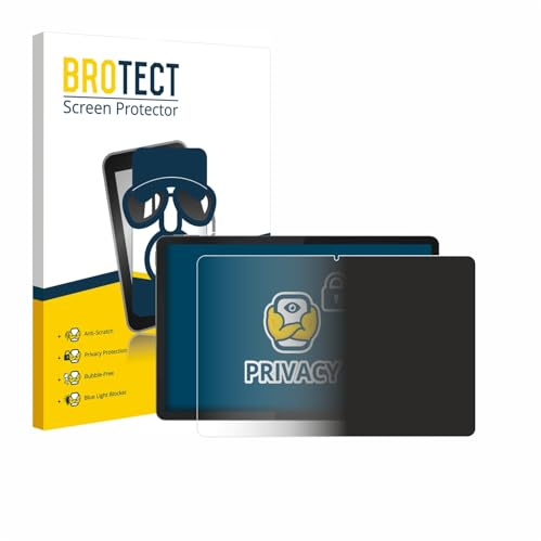 BROTECT Blickschutzfolie für Lenovo Tab K12 ZAGJ0153SE | Anti-Spy Displayschutz Made in Germany Tablets Privacy Screen Protector Sichtschutz Blaulichtfilter Klare Folie