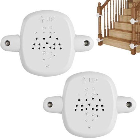 Babys Gate Banister Adapter, 2Pcs Babys Gates Parts No Drilling Mounting Fittings, Stair Gate Post Fitting Kit, for Retractable Mesh & Iron Gates, Stairway Children Safety Guardrail Setup
