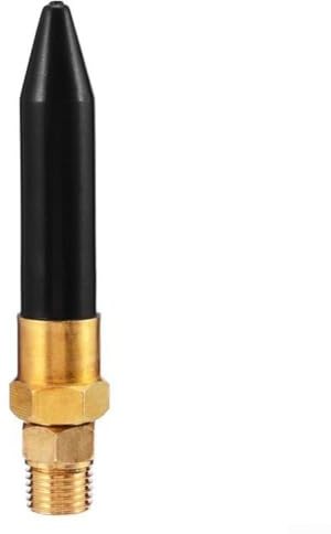 Ableholy 2 Pack Helium Balloon Inflator Tilt Valve with NPT 1/4 Nozzle Rubber Seal Gas Regulator for Party Decoration, Brass and Black