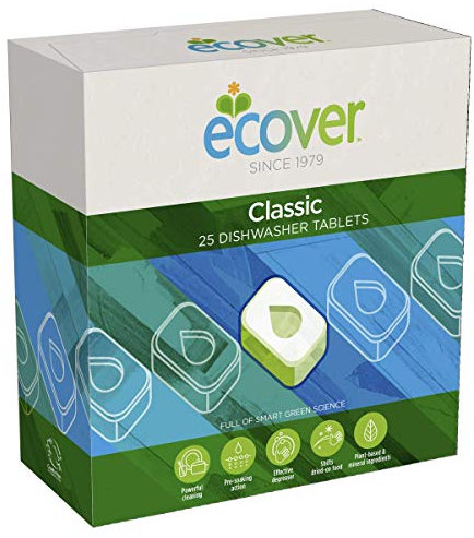 Ecover Classic Dishwasher Tablets, Pack of 25