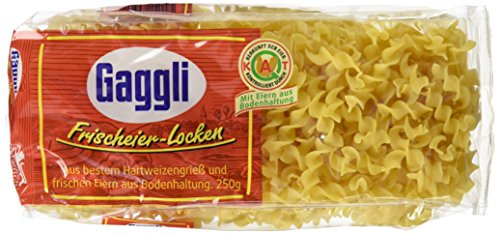 Gaggli Frischeier-Nudeln Lockennudeln, 9er Pack (9 x 250 g)