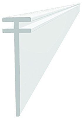 Channel Shower Seal with 15 mm Drop, Clear, 2 m