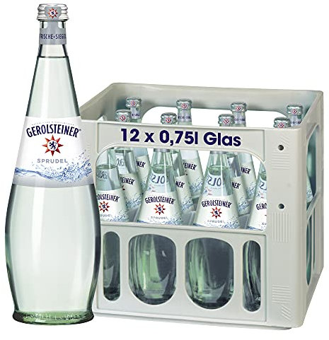 Gerolsteiner Gourmet Sprudel, Glas MEHRWEG (12 x 0,75 l)