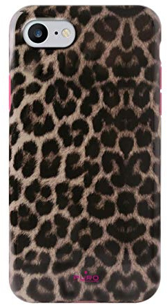 Puro Glam Cover Leopard iPhone 6/6S/7/8 Rosa