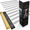 Luana Rose Anti Rutsch Streifen für Dusche und Badewanne - Transparent & Selbstklebend - Dusche Antirutsch Aufkleber für 100% Rutsch-Schutz (10 Stück)