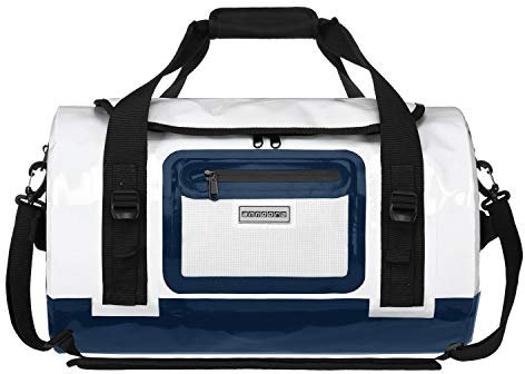 anndora Wasserfeste Sporttasche 30 L Reisetasche Weiß - Dry Bag