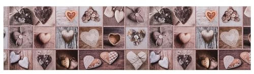 REDS Tappeto - Tappeto multiuso antiscivolo per ingresso, cucina, camera, bagno - Lavabile in lavatrice - 11-50 x 140