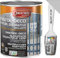 Owatrol DECO Vernice Smalto protettivo, Primer antiruggine, perfetto per Ferro (anche zincato), Legno, PVC, Plastica, Tegole. Finitura Lucida (2,5 Lt, Grigio Scuro RAL 7037)