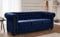 Lisa Design William - Chesterfield Sofa - 3-Sitzer - aus Samt Nachtblau