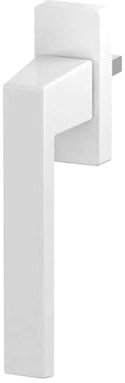 Design Aluminium Fenstergriff Tallinn, Farbe:Weiß RAL 9016 (matt), Stiftlänge:45mm