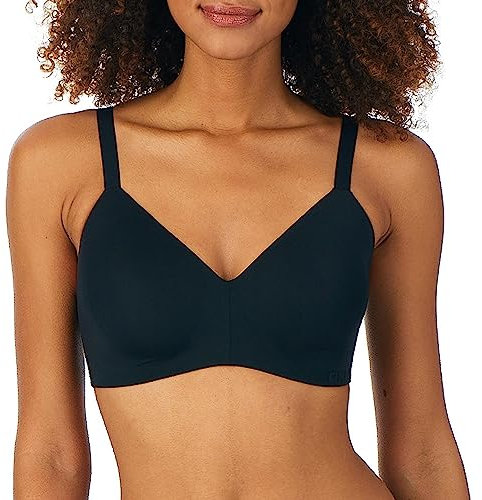 DKNY Damen Active Comfort Light Impact Sport-BH, Schwarz, 80B