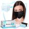 Virshields® Mund und Nasenschutz - Schwarz/Blau/Grün, 50-2000 Stück, 3-lagig, Made in EU - Masken Mundschutz, Einweg Gesichtsmaske, Einwegmasken, Schutzmasken, Einmalmasken (Schwarz, 50)