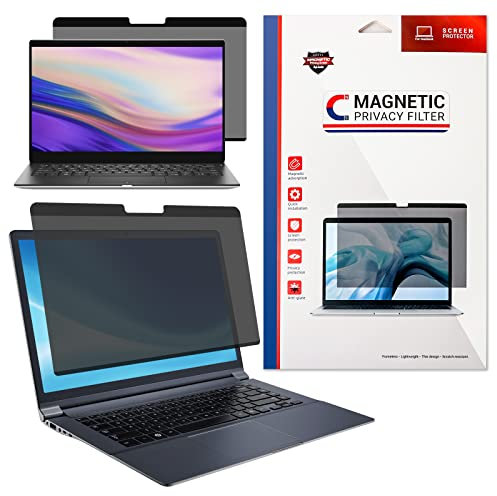 Lively Life 13 Inch Magnetic Privacy Screen Filter for MacBook Air 13'' (2018-2020) and MacBook Pro 13'' (2016-2020), Laptop Screen Privacy Filter with Anti-Blue Light/Anti UV/Anti-Glare