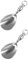 Major Fish Screw Spinner Blade Willow 2 Stück für Gummiköder Colorado Silber Wirbel
