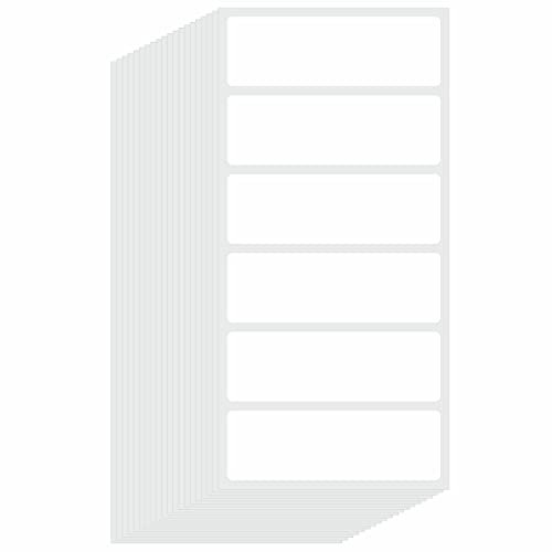Hycodest große, abnehmbare Allzweck-Etiketten, keine Rückstände, wiederverwendbare Etiketten für Lebensmittelbehälter (7,6 x 2.5 cm)